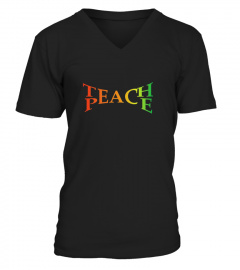 Rainbow Teach Peace Motivational Shirt