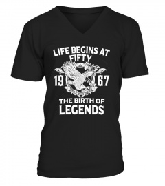  Life begins at fifty-Shirt 