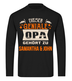 DIESER GENIALE OPA GEHORT ZU SAMANTHA & JOHN T-SHIRT