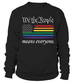 LGBT WE THE PEOPLE MEANS EVERYONE T SHIRT