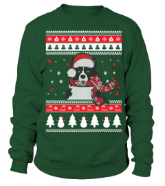 Border Collie Ugly Christmas Sweater