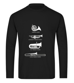 Funny Types Of French Horn T-Shirt