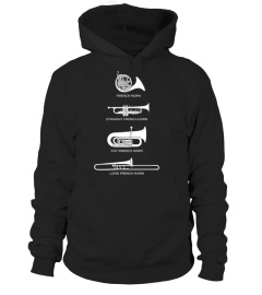 Funny Types Of French Horn T-Shirt
