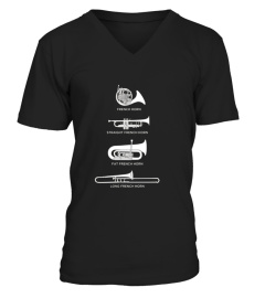 Funny Types Of French Horn T-Shirt