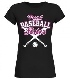 Proud Baseball Sister Women Shirt
