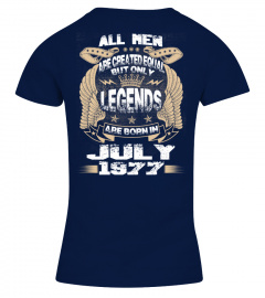 Legends Are Born in July 1977 Hoodie
