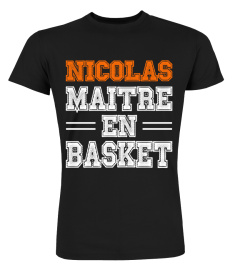 MAITRE EN BASKET T-SHIRT PERSONNALISÉ