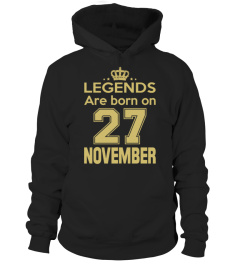 LEGENDS ARE BORN ON 27 NOVEMBER