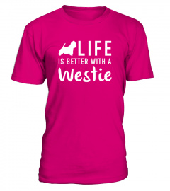 Camiseta Life is better with a Westie