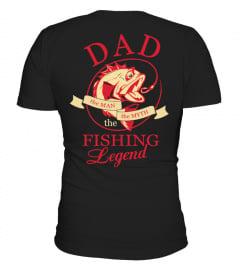 Dad Fishing Legend - Back Side