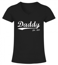 Men's New Daddy T-Shirt Daddy Est. 2017