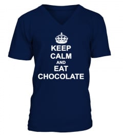 [T Shirt]32-Keep Calm And eat chocolate