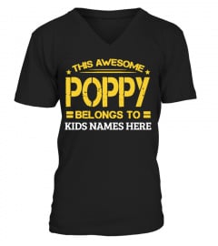 awesome poppy belongs to t shirt