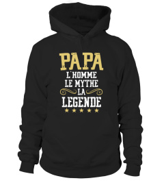 CADEAU POUR PAPA - TSHIRT PAPA L HOMME LE MYTHE LA LEGENDE 