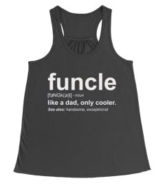 Mens Funny Uncle Funcle Definition Tee