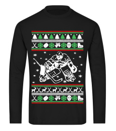 Hockey Goalie Ugly Christmas Sweater