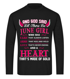 AND GOD SAID LET THERE BE JUNE GIRL