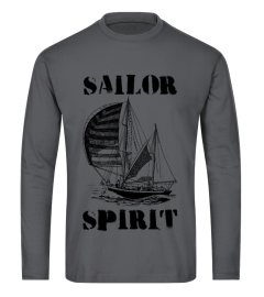 "SAILOR SPIRIT" T-Shirt als Geschenkidee Segeln Segler Boot Schiff Mittelmeer