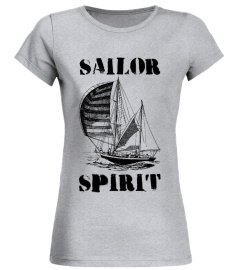 "SAILOR SPIRIT" T-Shirt als Geschenkidee Segeln Segler Boot Schiff Mittelmeer