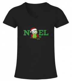 Best NOEL! Fun Owl Christmas Shirt front Shirt