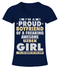 BOYFRIEND OF UZBEK GIRL T SHIRTS