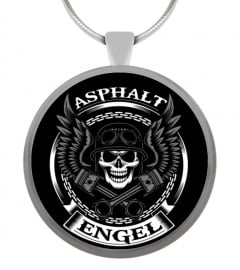 Asphalt Engel - Motorrad Halskette
