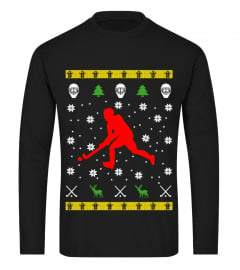 field hockey christmas sweater