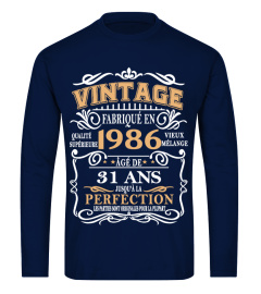 Vintage fabriqué en - 1986-shirt