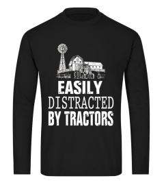 Easily Distracted By Tractors T-Shirt