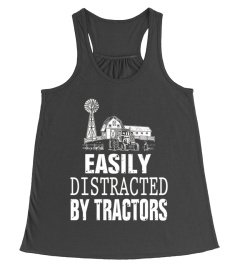 Easily Distracted By Tractors T-Shirt