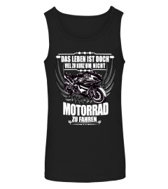 Motorrad Biker Das Leben Ist  Zu Kurz Herren Frauen Tshirts