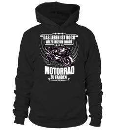 Motorrad Biker Das Leben Ist  Zu Kurz Herren Frauen Tshirts