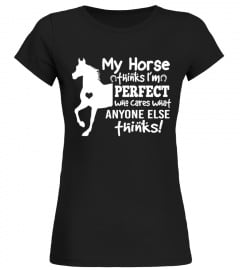 My Horse thinks I'm Perfect