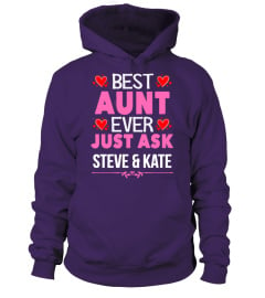 BEST AUNT EVER CUSTOM SHIRT HOODIE SWEATSHIRT