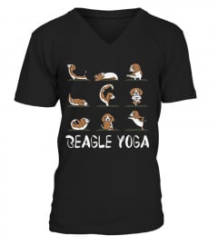 Beagle Yoga T Shirt