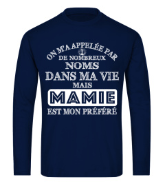 ON M'APPELLE MAMIE JE SUIS TROP CANON POUR ETRE APPELEE GRAND-MERE T-SHIRT