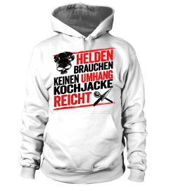 KOCHJACKE REICHT WEISS