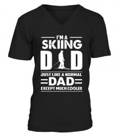 Christmas Gifts For Dad   Skiing T Shirt Skiing Dad Shirts