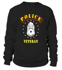 Police Veteran - Badge Tshirt - Limited Edition