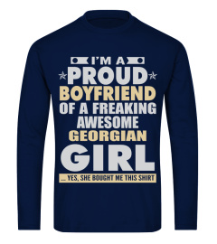 BOYFRIEND OF GEORGIAN GIRL T SHIRTS