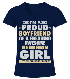 BOYFRIEND OF GEORGIAN GIRL T SHIRTS