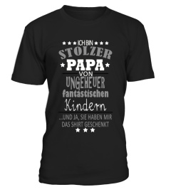 Stolzer Papa - Geschenk Shirt