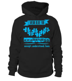 I Wear Blue For Autism Awareness Shirt