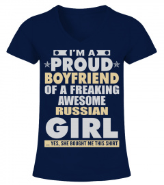 BOYFRIEND OF RUSSIAN GIRL T SHIRTS