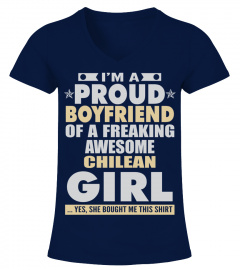 BOYFRIEND OF CHILEAN GIRL T SHIRTS