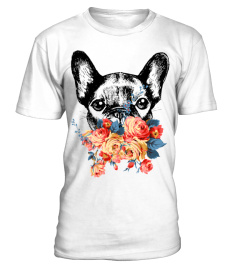 French Bulldog And Rose Flowers Dog Men 