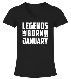 Legends Are Born In January  Birthday