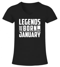 Legends Are Born In January  Birthday