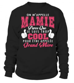 On m'appelle Mamie parce que je suis trop cool pour que l'on m'appelle Grand-Mère T shirt