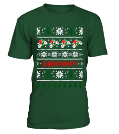 Motorcycle Braaap Christmas Ugly Sweater